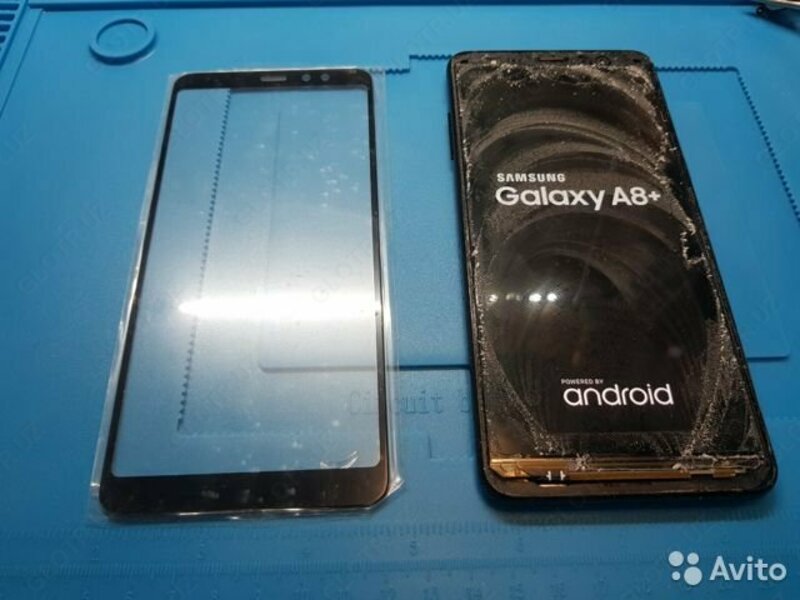 замена стекла и экрана на samsung A8(A530) a8+(A730)