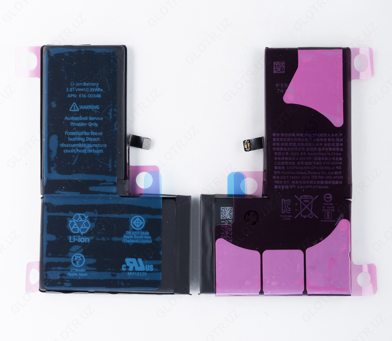  Оригинальные батарейки аккумуляторы на iphone X - 