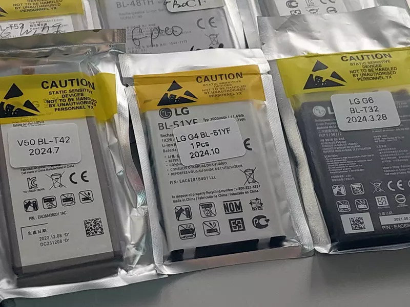 Оригинальные батарейки аккумуляторы на LG V20 V30 V40 V50 V60 G2 G3 G4 G5 G6 G7 G8D320 G Pro 2 G Pro K10 K10 2017 LS740 VOL Q6 Alpha 2017 SU640 SU640 SU760 LG Wing. - от 120 000 сум