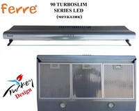 Вытяжка FERRE 90 TURBOSLIM SERIES LED (металлик)