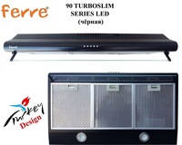 Вытяжка FERRE 90 TURBOSLIM SERIES LED (черная)