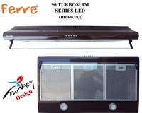 Вытяжка FERRE 90 TURBOSLIM SERIES LED (шоколад) - от {0} сум