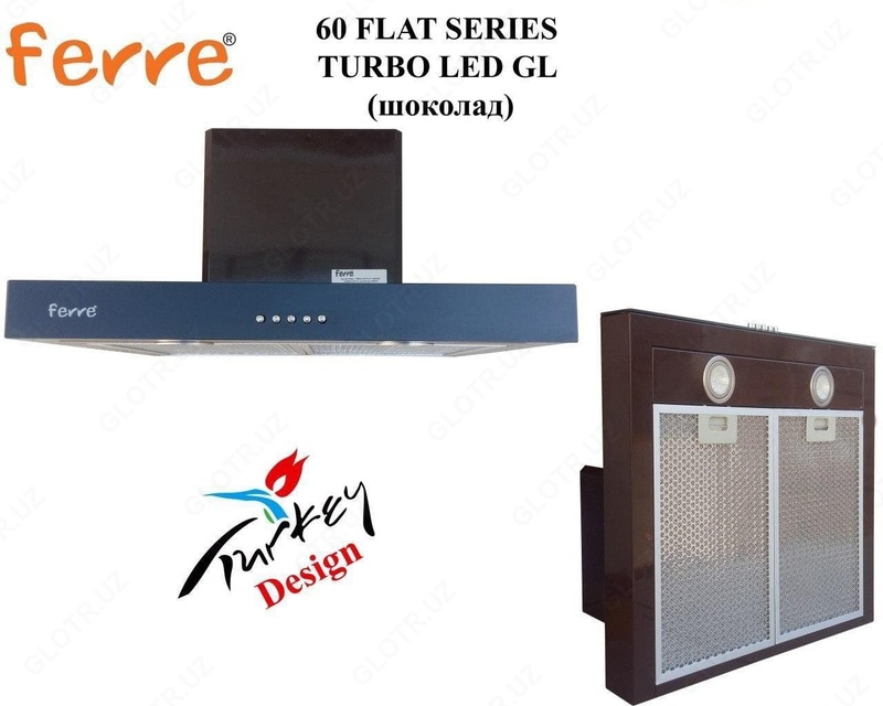  FERRE 60 FLAT SERIES TURBO / LED GL (shokolad) - 
