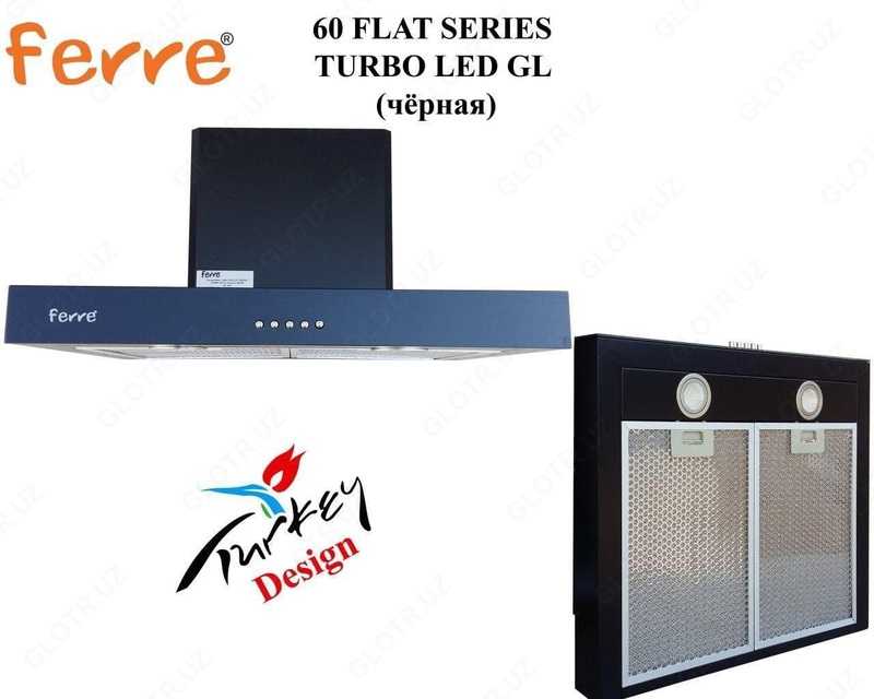  FERRE 60 FLAT SERIES TURBO / LED GL (qora) - 