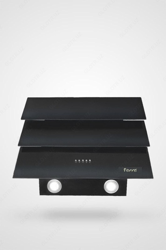   Kaput FERRE 60 GLASS SERIES Cascade 2-ST-TR (qora)