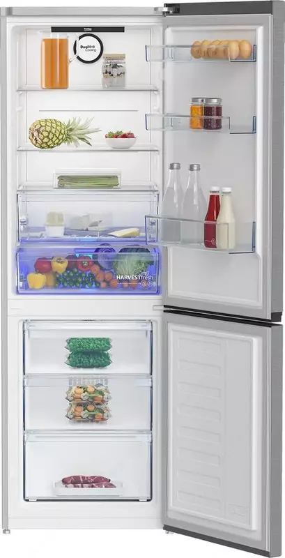   Xususiyatlari muzlatgich Beko B3RCNK362HX ikki kamerali zanglamaydigan polatdan