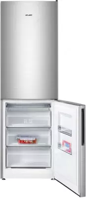 Холодильник Атлант XM-4621-149 двухкамерный нержавеющая сталь