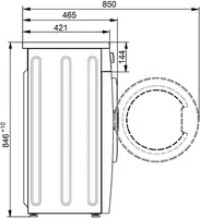  Kir yuvish mashinasi Atlant CMA-60 U 87-000  old  6kg  800rpm Chakana savdo