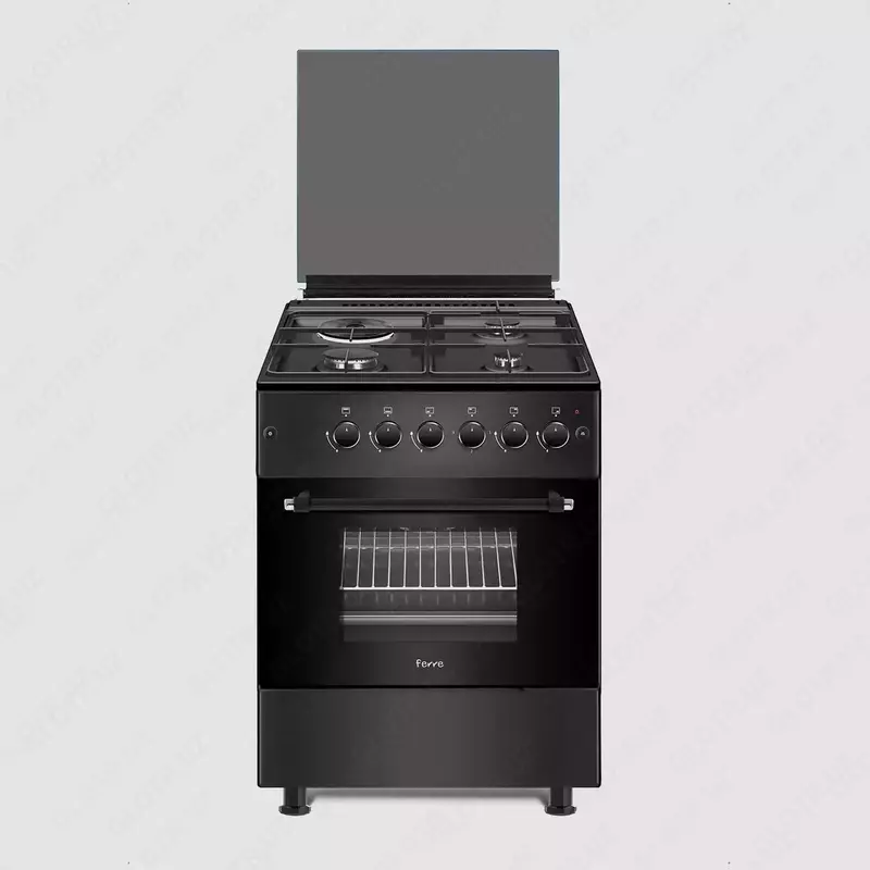  Ferre LN60-22SW/SBr/SI/SR/SB gaz plitasi (oq jigarrang polat qizil qora) Royaltech