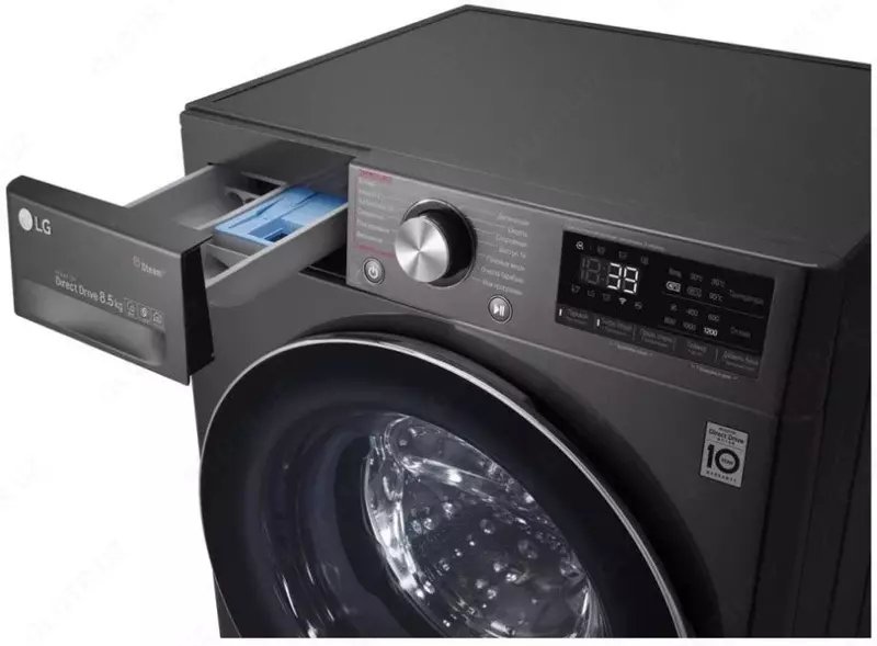 Стиральная машина LG F2V9GW9P, фронтальная, 8.5кг, 1200об/мин