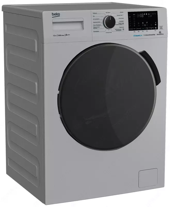 Стиральная машина Beko WSPE7H616S серый