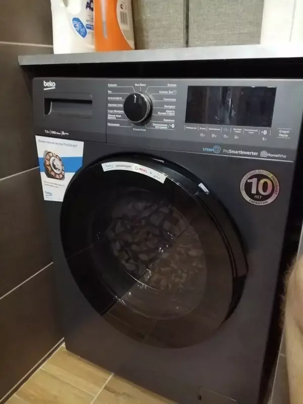Стиральная машина Beko WSPE7H616A черный