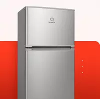  Бытовой двухкамерный холодильник INDESIT TIA 14G  240 л (Серебристый) - 