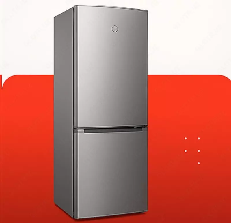 Бытовой двухкамерный холодильник INDESIT ES 15G  243 л (Серебристый)