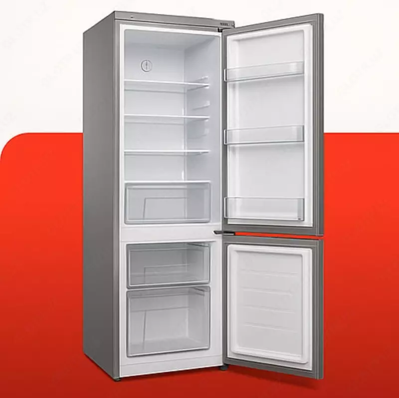  Бытовой двухкамерный холодильник INDESIT ES 15G  243 л (Серебристый) - 