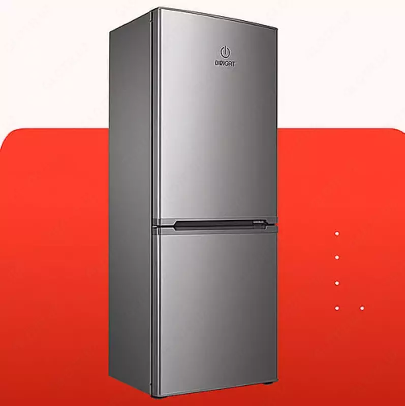  Бытовой двухкамерный холодильник INDESIT ES 16G  278 л (Серебристый) - 