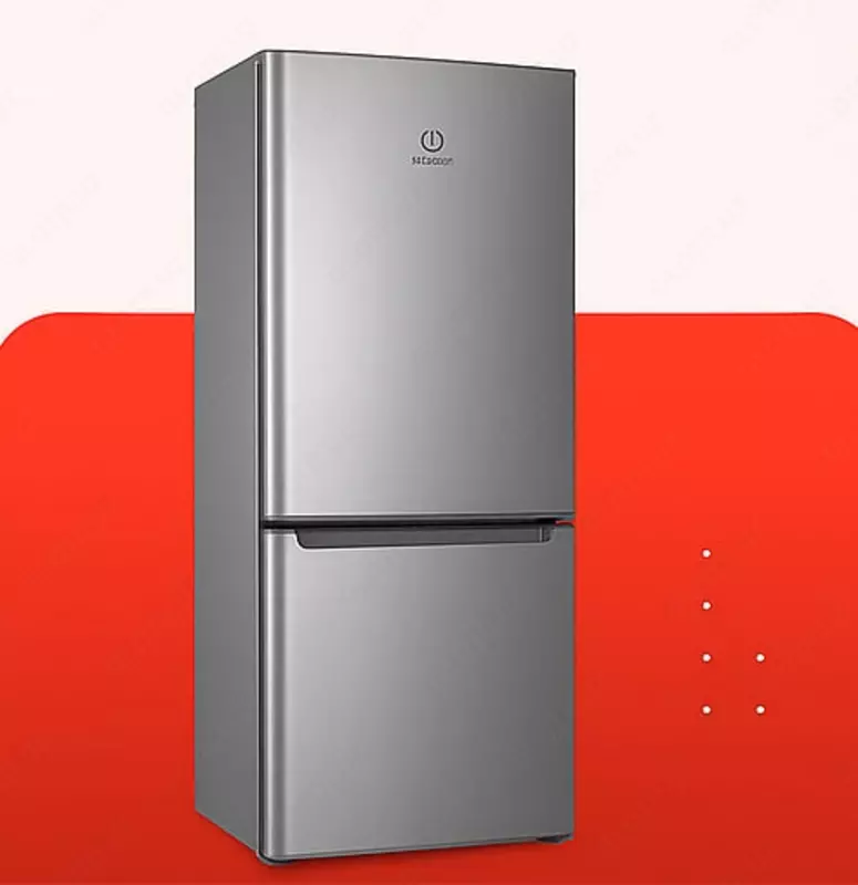   Бытовой двухкамерный холодильник INDESIT ES 20G  363 л (Серебристый)