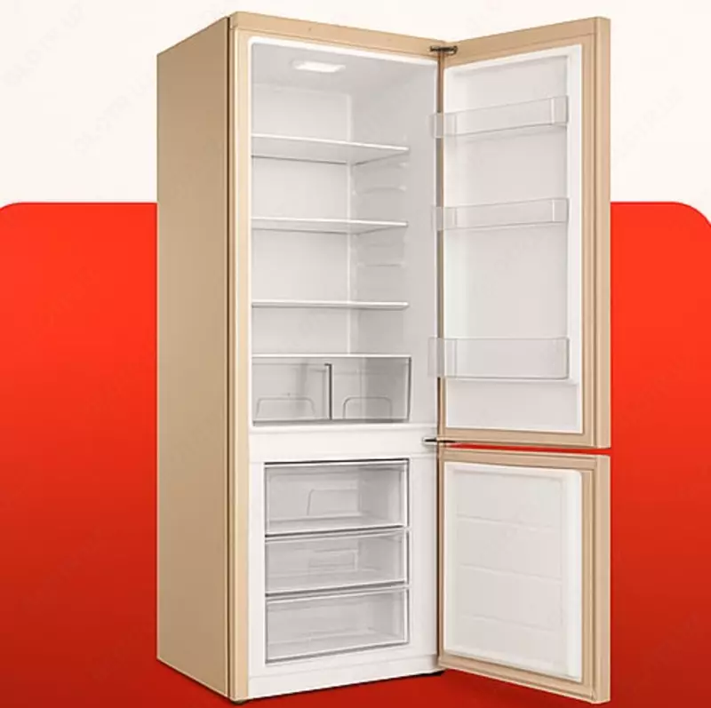  Бытовой двухкамерный холодильник INDESIT DS 4160E  269 л (Бежевый) - 