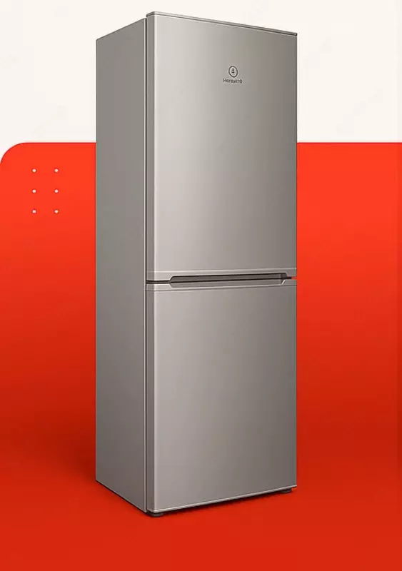 Бытовой двухкамерный холодильник INDESIT DS 4180SB  310 л (Серебристый)