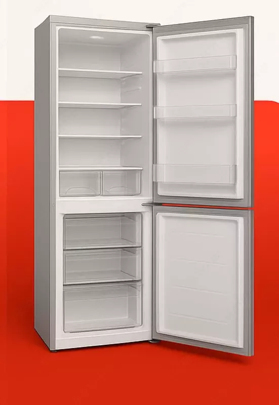  Бытовой двухкамерный холодильник INDESIT DS 4180SB  310 л (Серебристый) - 