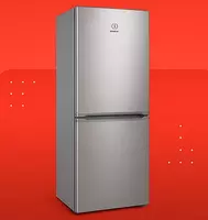   Бытовой двухкамерный холодильник INDESIT DS 4180SB  310 л (Серебристый)