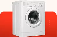 Стиральная машина-автомат INDESIT IWSC 6105  6 кг (Белая)