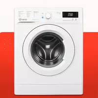  Стиральная машина-автомат (Inverter) INDESIT BWSА 5109  5 кг  функция стирка паром (Белая) - 