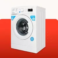 Стиральная машина-автомат (Inverter) INDESIT BWSA 6109  6 кг  технология EcoTime  дисплей (Белая)