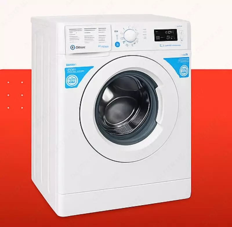  Стиральная машина-автомат (Inverter) INDESIT BWSA 6109  6 кг  технология EcoTime  дисплей (Белая) - 