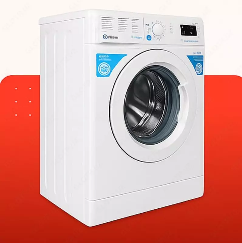   Стиральная машина-автомат (Inverter) INDESIT BWSA 6109  6 кг  технология EcoTime  дисплей (Белая)