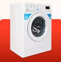   Стиральная машина-автомат (Inverter) INDESIT BWSA 6109  6 кг  технология EcoTime  дисплей (Белая)