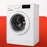 Avtomatik kir yuvish mashinasi (Invertor) INDESIT BWSE 8129X  8 kg  Push&Go texnologiyasi (Oq)