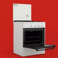  Газовая плита ARTEL Apetito 00-G V1 65 л  с ГК в духовом шкафу (Белая) - 