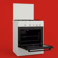   Газовая плита ARTEL Apetito 00-G V1 65 л  с ГК в духовом шкафу (Белая)