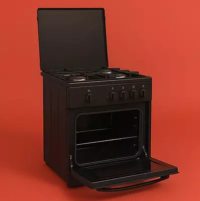 Газовая плита "ARTEL" Apetito 01-G V1, 65 л, Г/К (Черная/матовая)