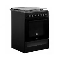 ARTEL gaz plitasi Apetito 01G GP  CHU Classic  65 l  elektr otash (qora/mat)