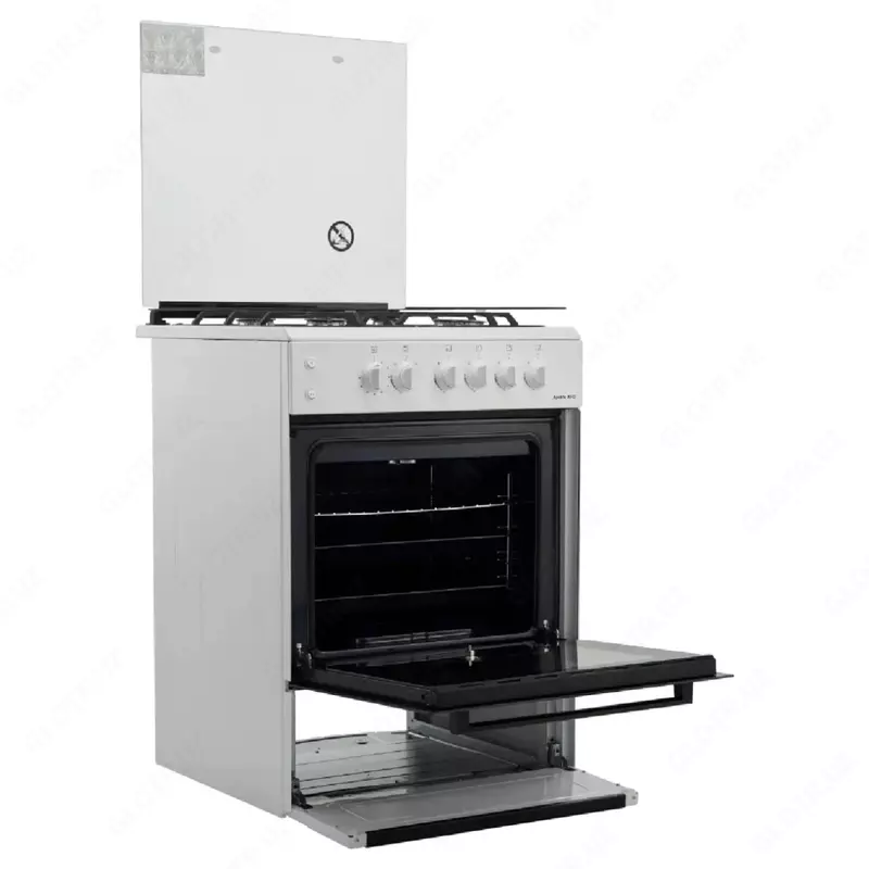 "ARTEL" gaz plitasi Apetito 02-G CHU, 65 l, elektr otash, issiq suv (Oq)