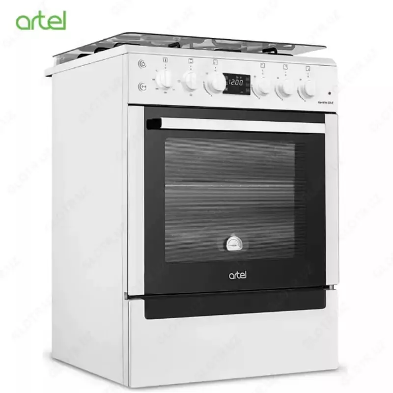 Комбинированная плита "ARTEL" Apetito 03-E, 65 л, термостат, г/к, цифровой таймер (Белая)