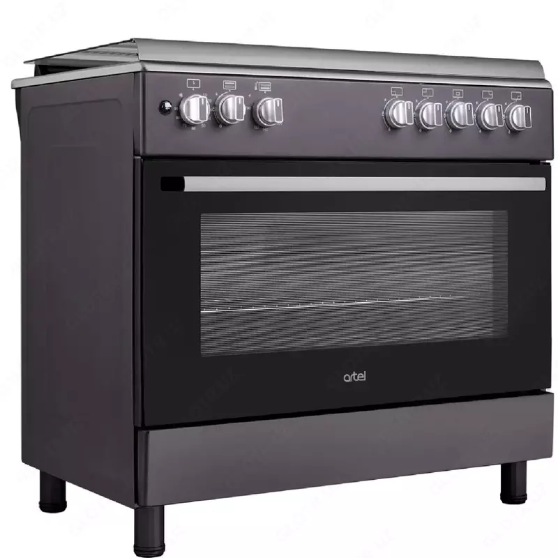 "ARTEL" gaz plitasi Apetito F-90G, 106 l, elektr otash, issiq suv (Inox)