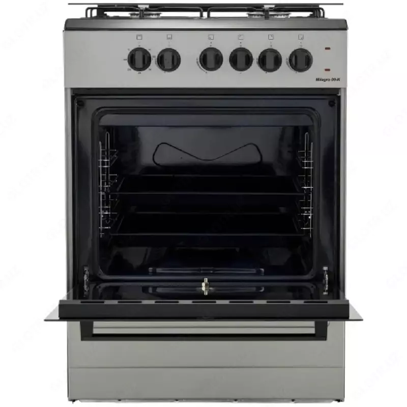 Комбинированная плита (3 газ, 1 электро) "ARTEL" Milagro 00-К V1, 65 л, с ГК в духовом шкафу (Серая)