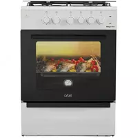 Комбинированная плита (3 газ 1 электро) ARTEL Milagro 01-K V1  65 л  с ГК в духовом шкафу  электроподжиг (Белая)