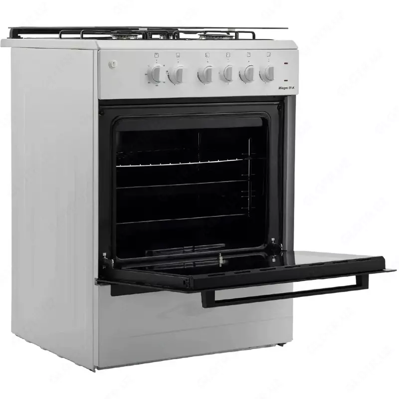 Комбинированная плита (3 газ,1 электро) "ARTEL" Milagro 01-K V1, 65 л, с ГК в духовом шкафу, электроподжиг (Белая)