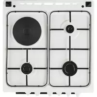  Комбинированная плита (3 газ 1 электро) ARTEL Milagro 01-K V1  65 л  с ГК в духовом шкафу  электроподжиг (Белая) Только в розницу