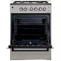   Kombinatsiyalangan pechka (3 gaz  1 elektr) ARTEL Milagro 01-K V1  65 l  pechda GC bilan  elektr olovli (kulrang)