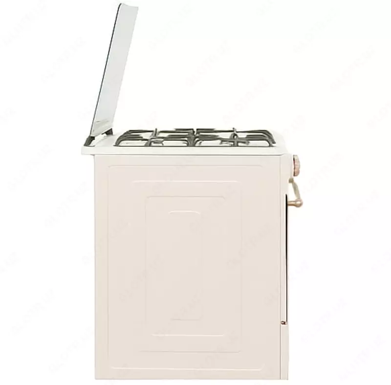  Kombinatsiyalangan pechka (3 gaz  1 elektr) ARTEL Milagro 01-K KP  65 l  issiq suv  elektr otash  panjara (bej/retro) Chakana savdo