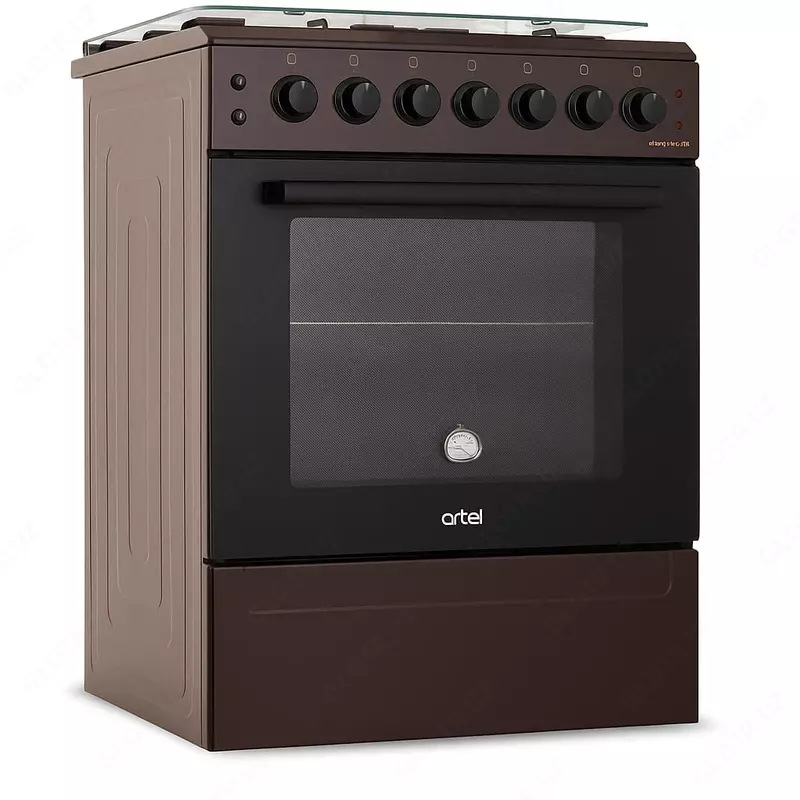 Газовая плита ARTEL Milagro 02-G V1  CHU  65 л  электроподжиг  г/к (Коричневая)