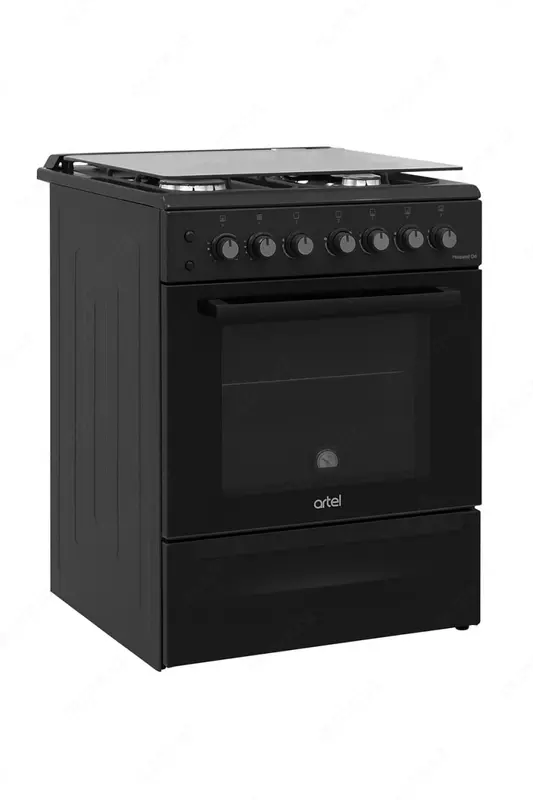 Gaz plitasi ARTEL Milagro 02-G V1  CHU  65 l  elektr olovli  issiq prokat (qora/mat)