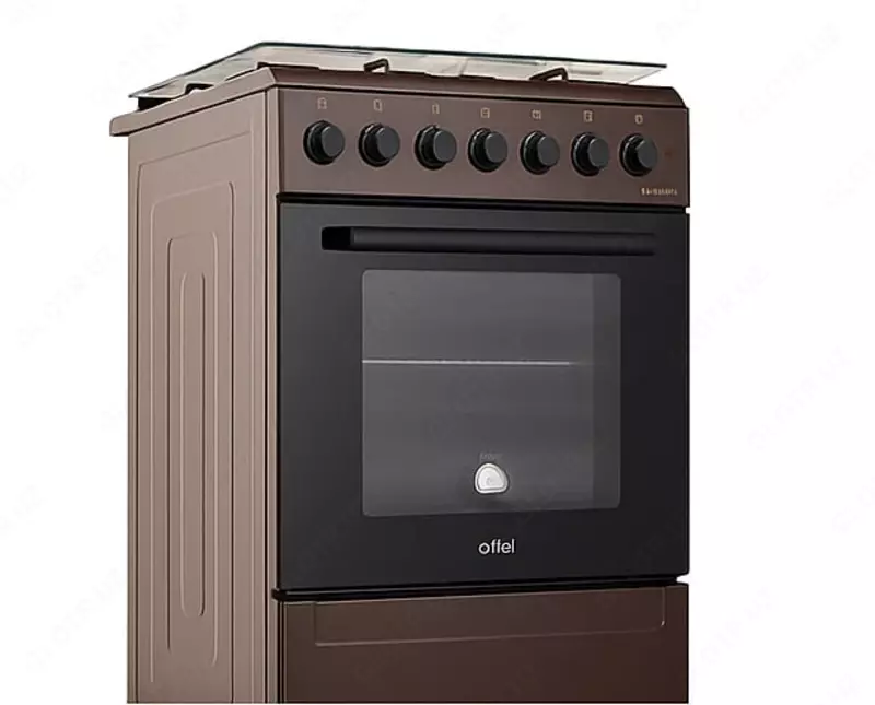  Комбинированная плита (3 газ 1 электро) ARTEL Milagro 02-K КП  65 л  г/к  электроподжиг  гриль (Коричневая) - 