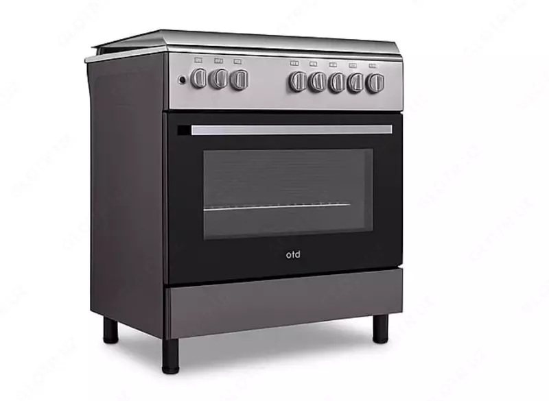 Комбинированная плита (4 газ  2 электро) ARTEL Milagro F-90G  106 л  электроподжиг  гриль  г/к дух. (Черная/матовая)