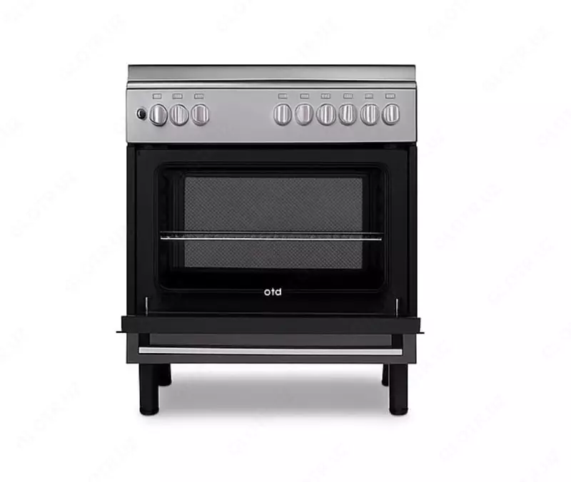   Комбинированная плита (4 газ  2 электро) ARTEL Milagro F-90G  106 л  электроподжиг  гриль  г/к дух. (Черная/матовая)